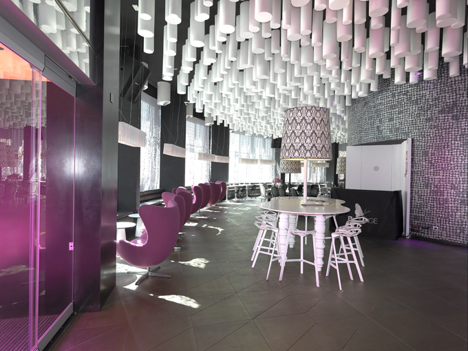 Proyecto interiores y acústica Lobby Hotel Barceló Raval, Barcelona